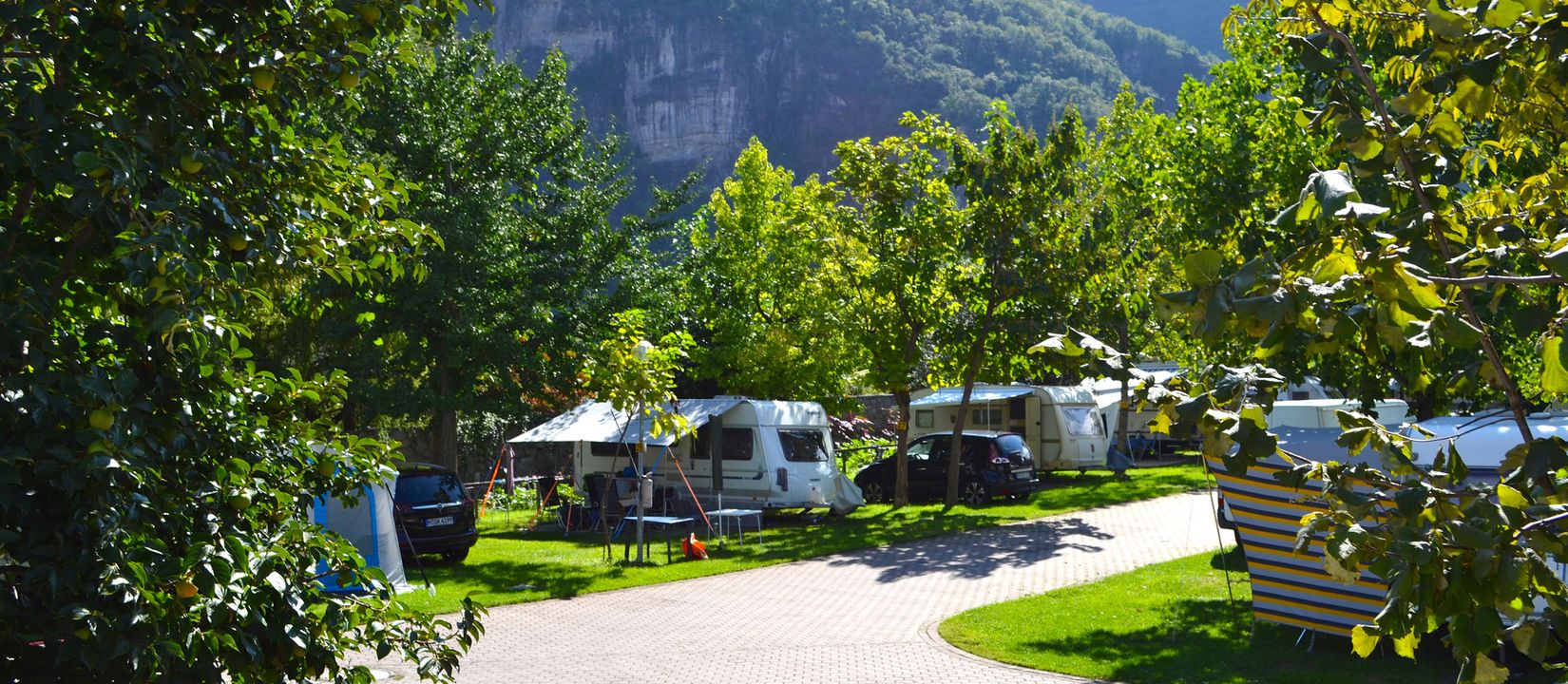Offers camping